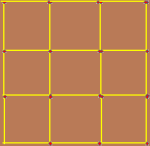 matchsticks 9 to 3 squares